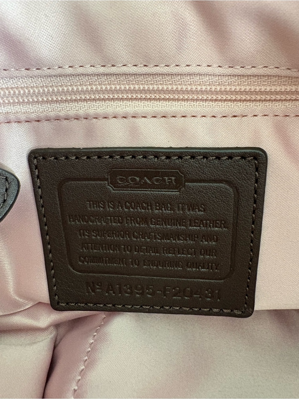 Coach Chocolate Brown Patent Leather Tote with Gold Hardware - Picture 5 of 7
